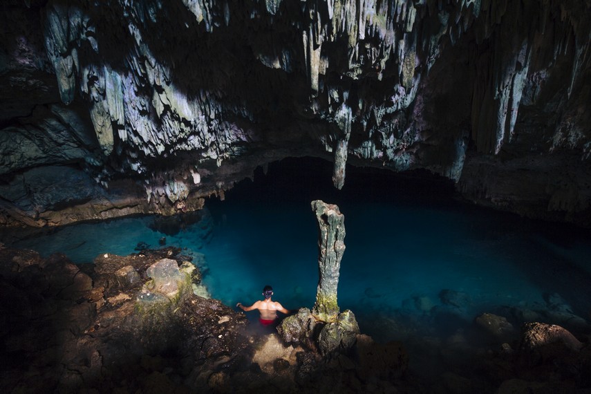 Rangko Cave - Relaxing moment for tourist